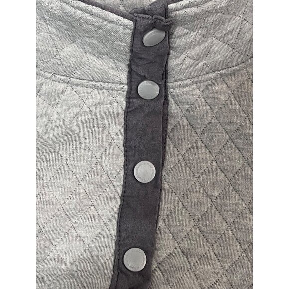 Simply Southern Collection Womens Quilted‎ Pullover Sweater Gray Medium - Picture 11 of 12